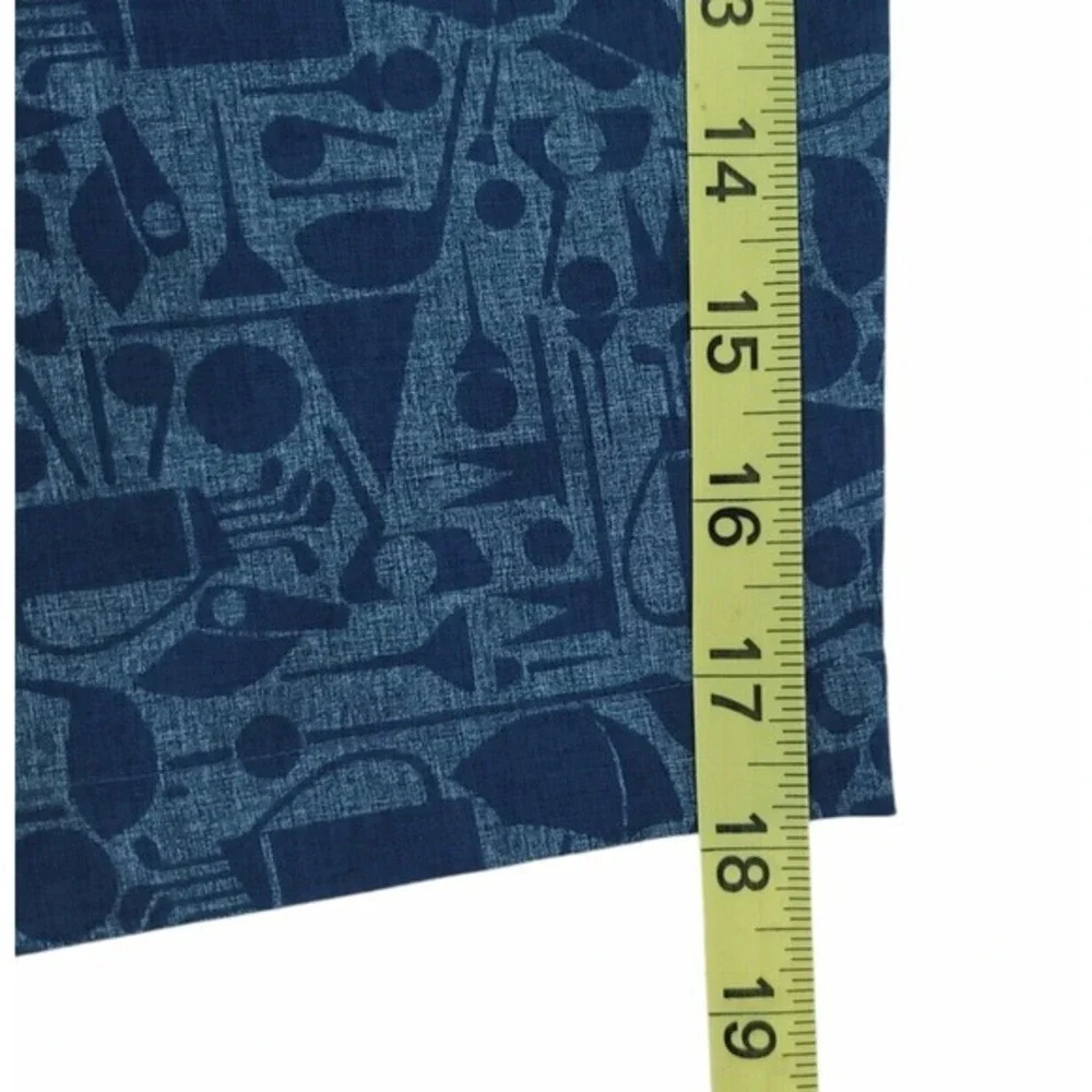 PGA Tour Mens 40 Golf Shorts Performance Stretch Blue‎ Printed 7